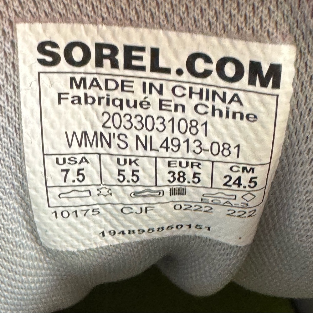 Sorel Out N About Waterproof Leather Wedge Sneakers - Picture 7 of 8